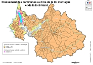 Loi Montagne en Savoie - carte